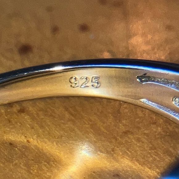 Sleeping Beauty Turquoise Sterling Silver Ring Size 7 - Picture 6 of 10